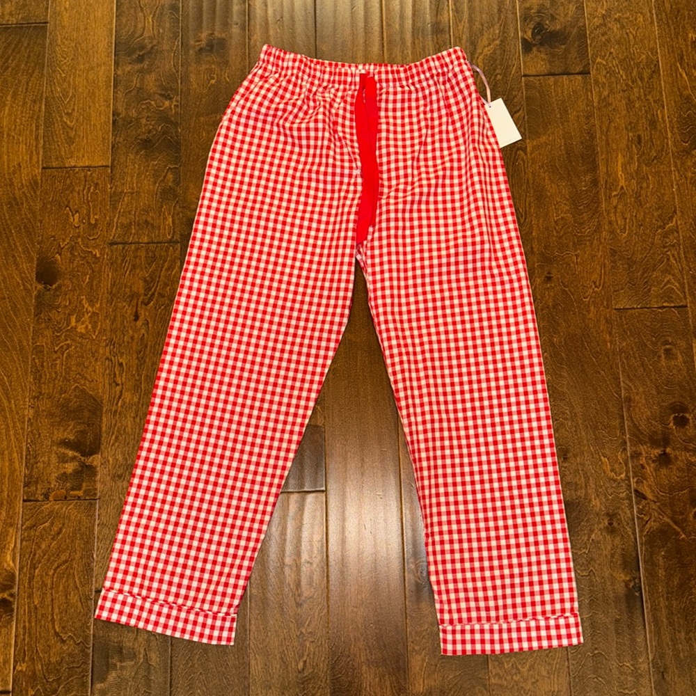 NWT Cecil & Lou Men's Red Check Pajama Pants size M price is firm
